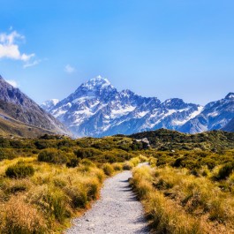 Hooker Valley con Mt. Cook sullo sfondo | Viaggiare Nuova Zelanda
