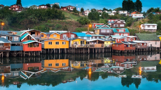 Castro sull'Isola di Chiloé | Viaggio Isola di Pasqua