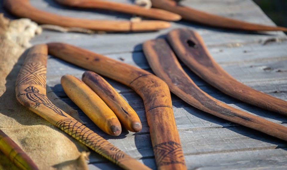 Boomerang intagliati a mano | I souvenir dal mondo