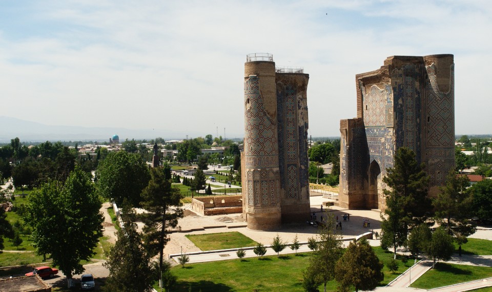 Il Palazzo Ak-Saray, Shahrisabz, nei dintorni di Samarcanda