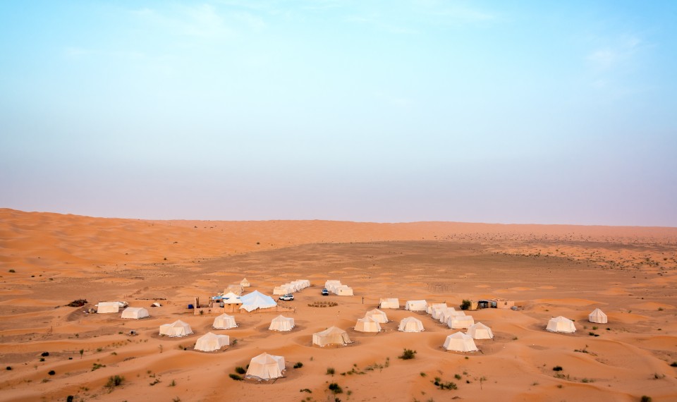 Un campo tendato nel deserto in Tunisia | Quali sono i consigli per un viaggio in Tunisia?